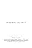 *COMING SOON* live in love. love where you live. JOURNAL