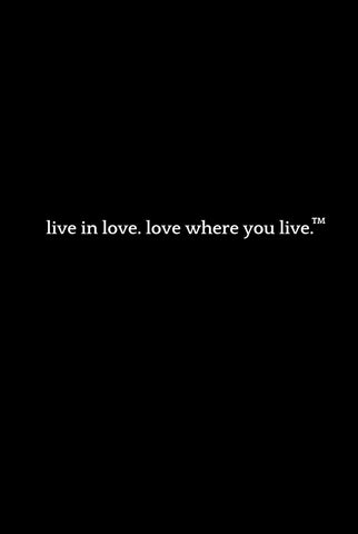 *COMING SOON* live in love. love where you live. JOURNAL